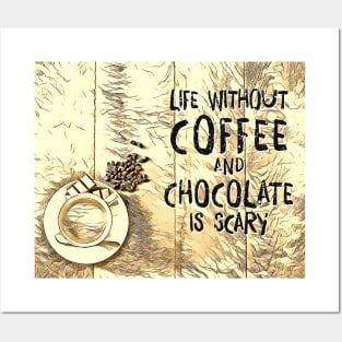 Coffee and Chocolate Posters and Art